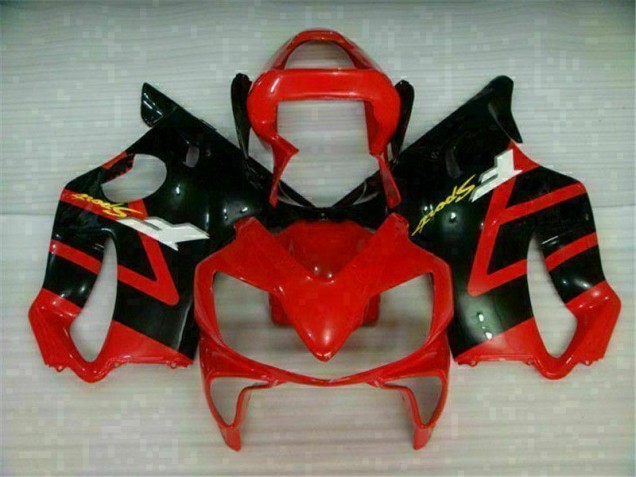 Red Black 01-03 CBR600 F4i Motorcycle Fairing Kits Red Black 01-03 CBR600 F4i Motorcycle Fairing Kits