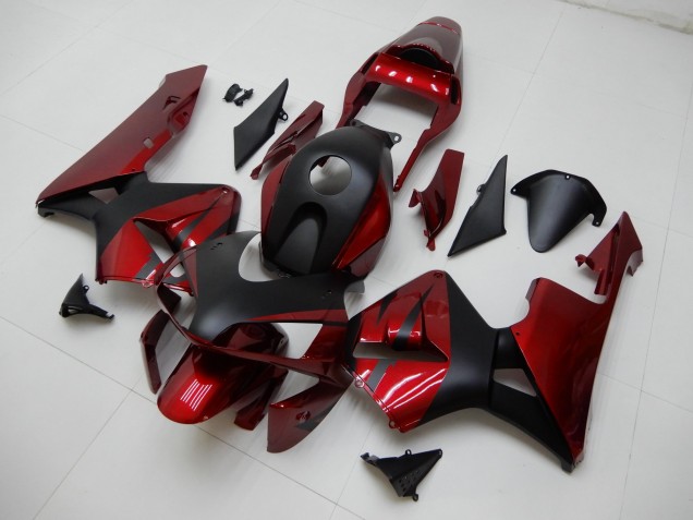 Red Black 03-04 CBR600RR Motorcycle Bodywork Red Black 03-04 CBR600RR Motorcycle Bodywork