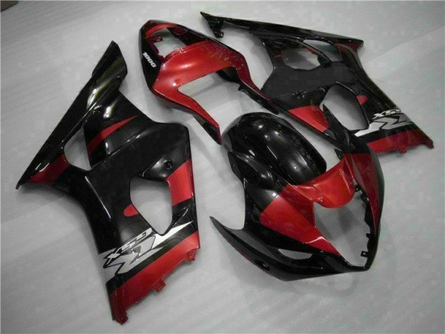 Red Black 03-04 GSXR 1000 Motorcycle Fairings