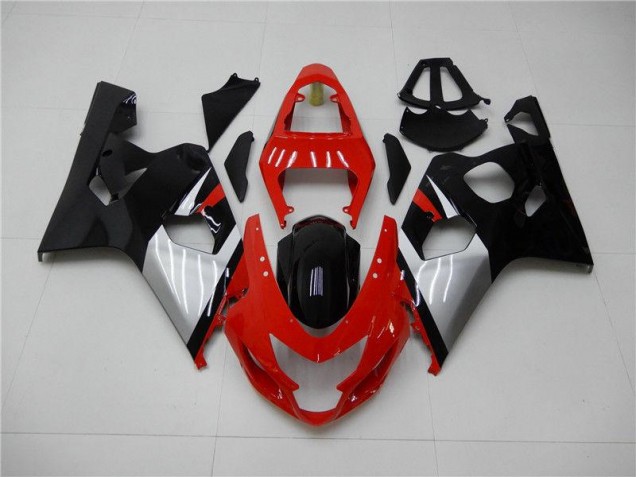Red Black 04-05 GSXR 600/750 Motorcycle Fairings Red Black 04-05 GSXR 600/750 Motorcycle Fairings