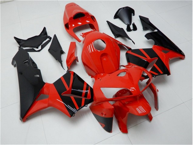 Red Black 05-06 CBR600RR Motorcycle Fairing Kits Red Black 05-06 CBR600RR Motorcycle Fairing Kits