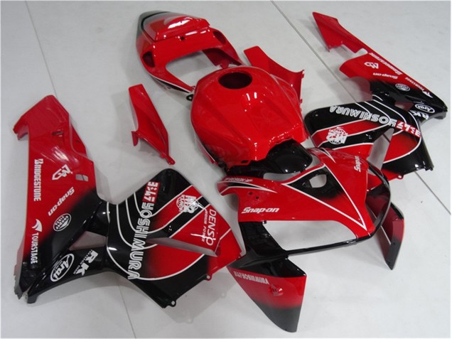 Red Black 05-06 CBR600RR Motorcycle Fairing Kits & Plastic Red Black 05-06 CBR600RR Motorcycle Fairing Kits & Plastic