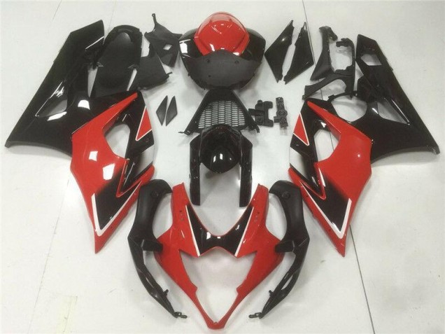 Red Black 05-06 GSXR 1000 Motorcycle Fairing Kits Red Black 05-06 GSXR 1000 Motorcycle Fairing Kits