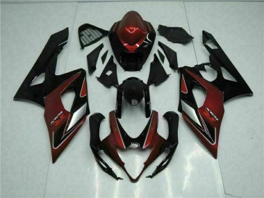 Red Black 05-06 GSXR 1000 Motorcycle Fairing Kits & Plastic