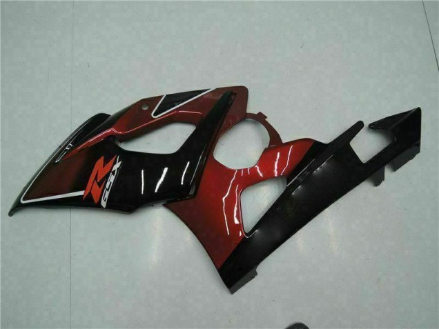 Red Black 05-06 GSXR 1000 Motorcycle Fairings Red Black 05-06 GSXR 1000 Motorcycle Fairings