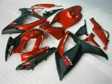 Red Black 06-07 GSXR 600/750 Full Motorcycle Fairing Kits