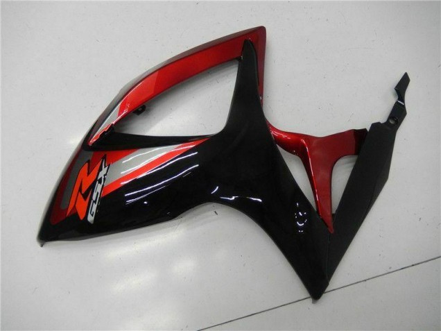 Red Black 06-07 GSXR 600/750 Motorcycle Fairings Red Black 06-07 GSXR 600/750 Motorcycle Fairings