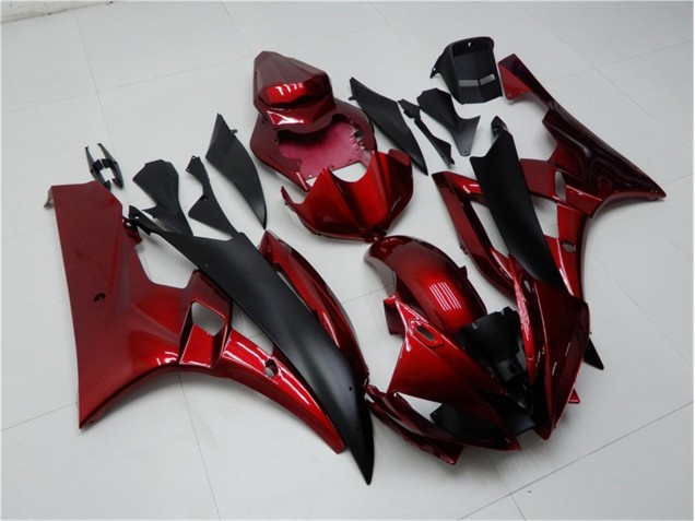 Red Black 06-07 YZF R6 Motorcycle Fairing Red Black 06-07 YZF R6 Motorcycle Fairing