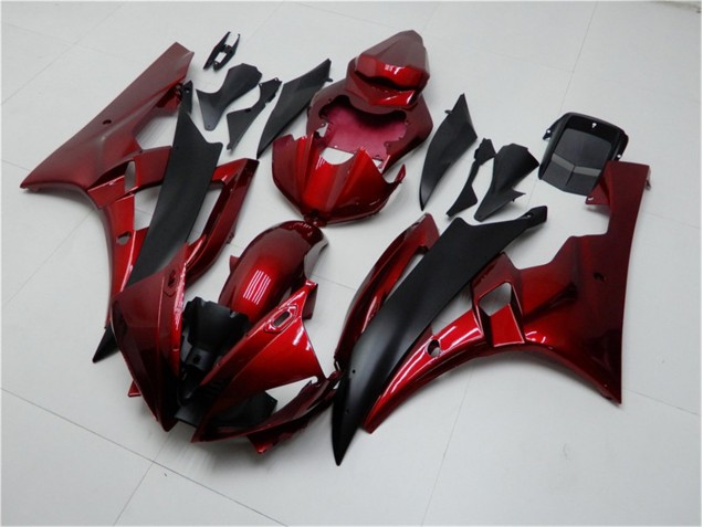 Red Black 06-07 YZF R6 Motorcycle Fairing Red Black 06-07 YZF R6 Motorcycle Fairing