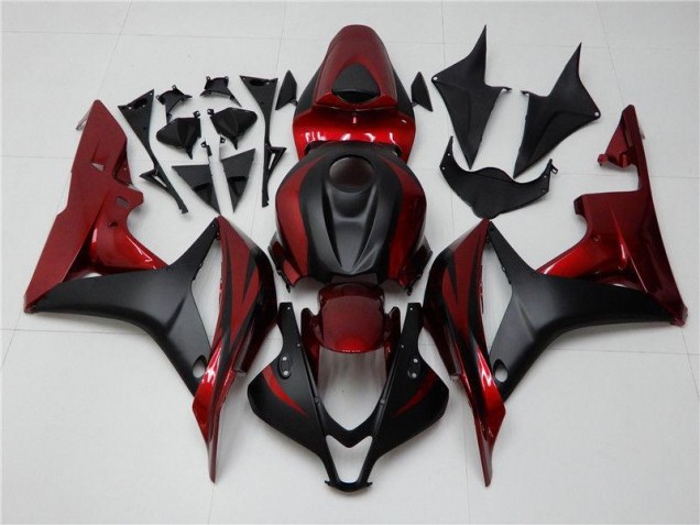 Red Black 07-08 CBR600RR Motorcycle Fairing Red Black 07-08 CBR600RR Motorcycle Fairing