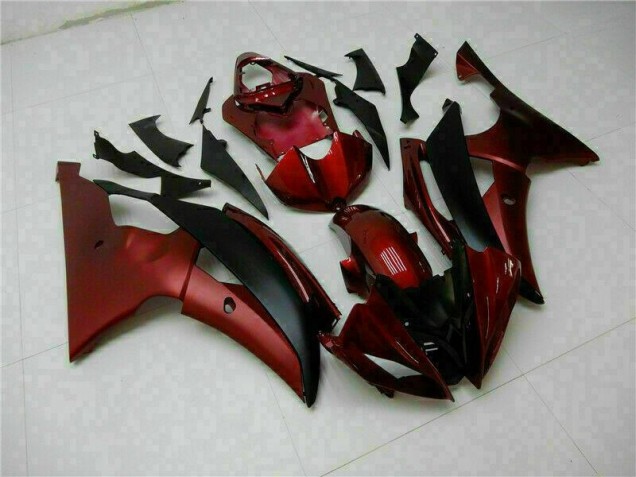 Red Black 08-16 YZF R6 Full Motorcycle Fairing Kits Red Black 08-16 YZF R6 Full Motorcycle Fairing Kits