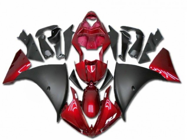 Red Black 09-11 YZF R1 Motorcycle Fairings Red Black 09-11 YZF R1 Motorcycle Fairings