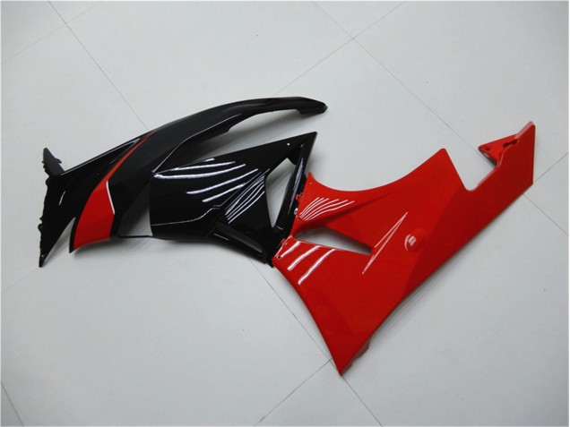 Red Black 09-12 ZX6R Motorcycle Fairings Red Black 09-12 ZX6R Motorcycle Fairings