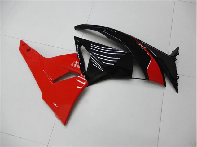 Red Black 09-12 ZX6R Motorcycle Fairings Red Black 09-12 ZX6R Motorcycle Fairings