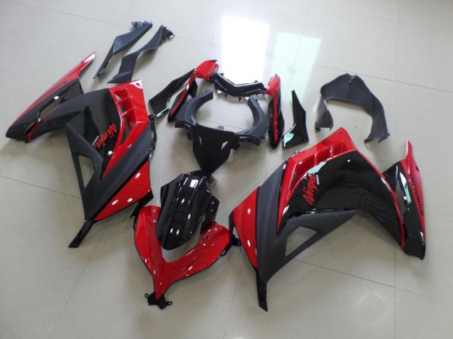 Red Black 13-16 ZX300R Motorcycle Fairings Red Black 13-16 ZX300R Motorcycle Fairings