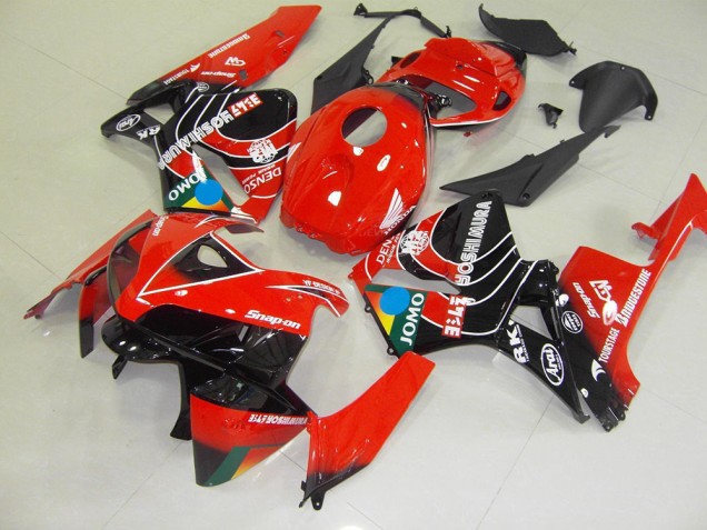 Red Black Jomo 05-06 CBR600RR Motorcycle Fairings Red Black Jomo 05-06 CBR600RR Motorcycle Fairings