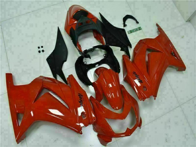 Red Black Ninja 08-12 EX250 Motorcycle Fairings