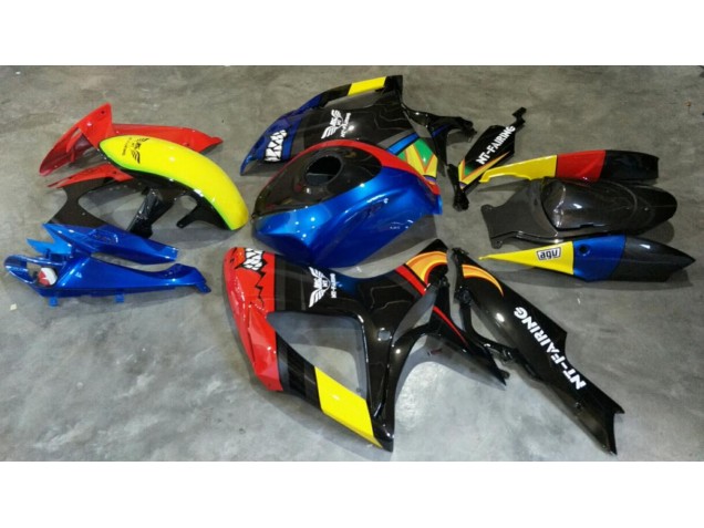 Red Blue 06-07 GSXR 600/750 Motorcycle Fairings