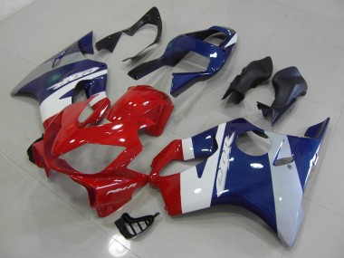 Red Blue Silver 01-03 CBR600 F4i Motorcycle Fairings