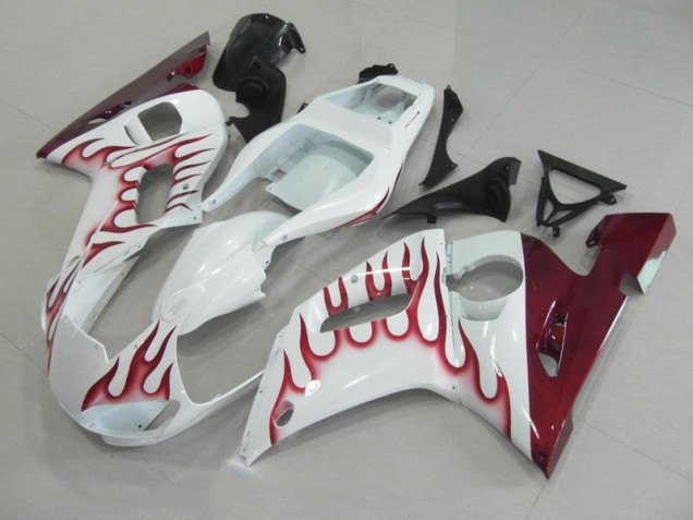 Red Flame 98-02 YZF R6 Motorcycle Fairings Red Flame 98-02 YZF R6 Motorcycle Fairings