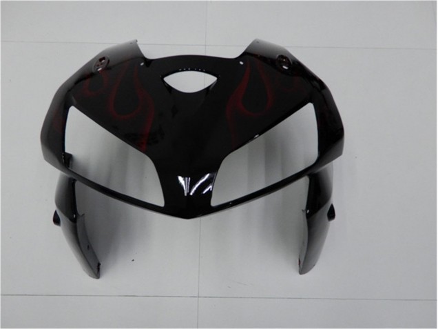 Red Flame Black 05-06 CBR600RR Motorcycle Fairings Red Flame Black 05-06 CBR600RR Motorcycle Fairings