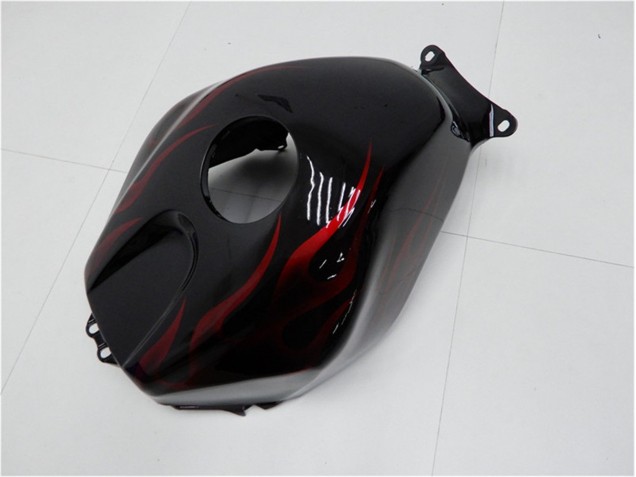 Red Flame Black 05-06 CBR600RR Motorcycle Fairings Red Flame Black 05-06 CBR600RR Motorcycle Fairings