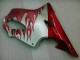 Red Flame Silver 01-03 CBR600 F4i Motorcycle Fairings Red Flame Silver 01-03 CBR600 F4i Motorcycle Fairings