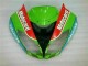Red Green Motocard 09-12 ZX6R Motorcycle Fairings