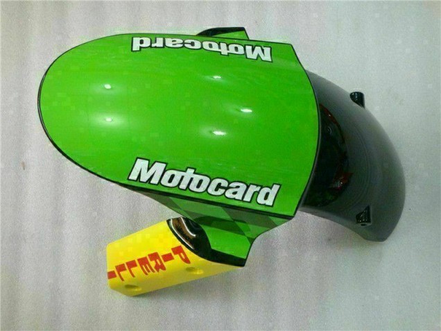 Red Green Motocard 09-12 ZX6R Motorcycle Fairings
