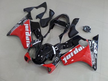 Red Jordan 01-03 CBR600 F4i Motorcycle Fairings