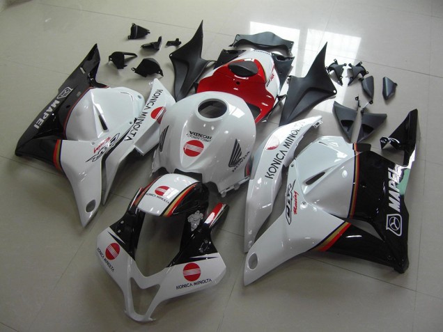 Red Konica 09-12 CBR600RR Motorcycle Fairings Red Konica 09-12 CBR600RR Motorcycle Fairings