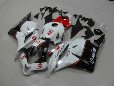 Red Konica Minolta 09-12 CBR600RR Motorcycle Fairings