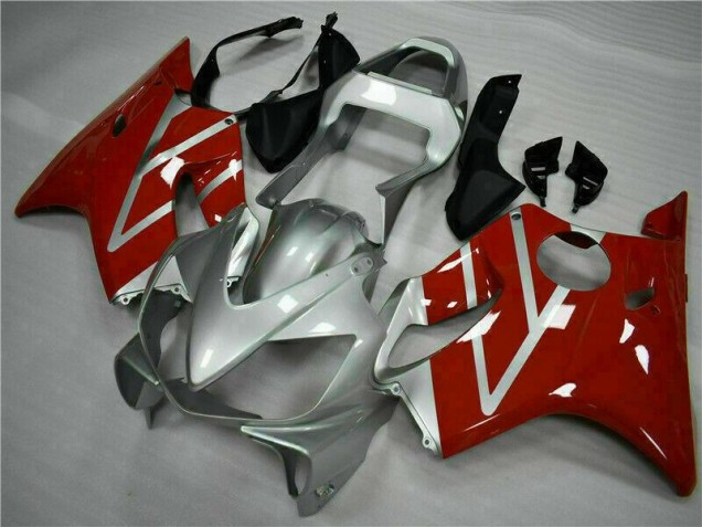 Red Silver 01-03 CBR600 F4i Motorcycle Bodywork Red Silver 01-03 CBR600 F4i Motorcycle Bodywork