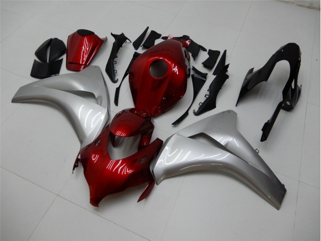 Red Silver 08-11 CBR1000RR Motorcycle Fairing Red Silver 08-11 CBR1000RR Motorcycle Fairing