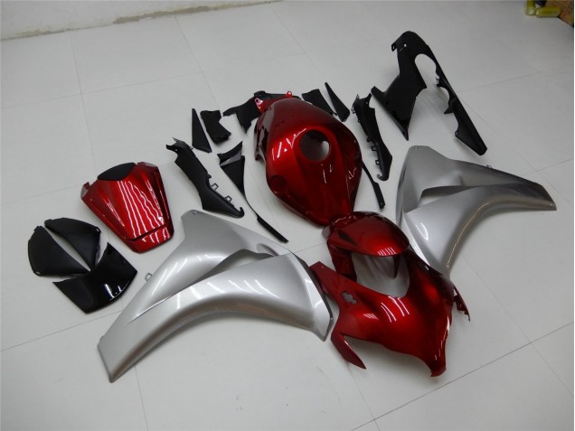 Red Silver 08-11 CBR1000RR Motorcycle Fairing Red Silver 08-11 CBR1000RR Motorcycle Fairing