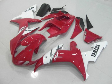 Red White 02-03 YZF R1 Motorcycle Fairings