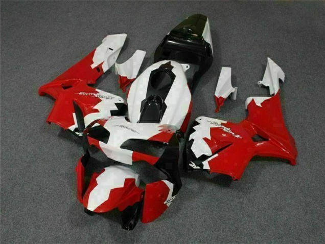 Red White 03-04 CBR600RR Motorcycle Fairing Red White 03-04 CBR600RR Motorcycle Fairing