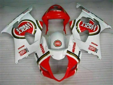 Red White 03-04 GSXR 1000 Motorcycle Bodywork