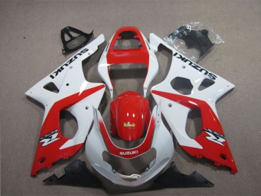 Red White 03-04 GSXR 1000 Motorcycle Fairing