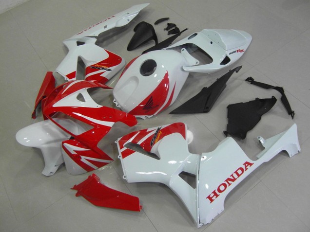 Red White 05-06 CBR600RR Full Motorcycle Fairing Kits Red White 05-06 CBR600RR Full Motorcycle Fairing Kits