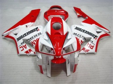 Red White 05-06 CBR600RR Motorcycle Fairing Kits