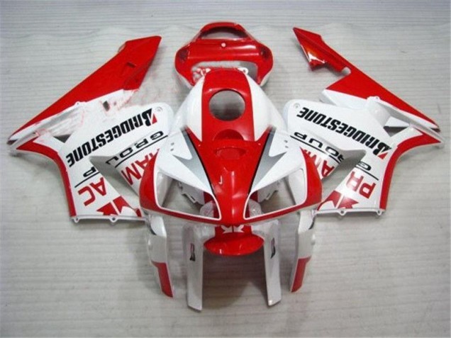 Red White 05-06 CBR600RR Motorcycle Fairing Kits Red White 05-06 CBR600RR Motorcycle Fairing Kits