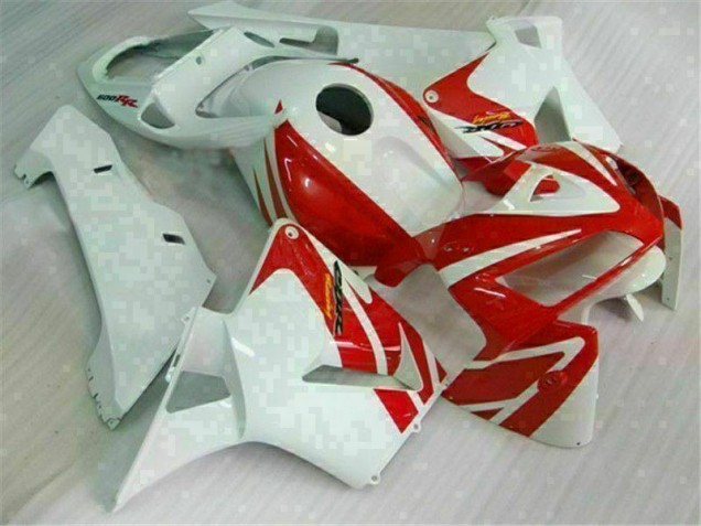 Red White 05-06 CBR600RR Motorcycle Fairings Red White 05-06 CBR600RR Motorcycle Fairings