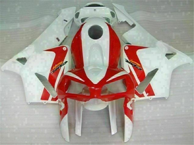 Red White 05-06 CBR600RR Motorcycle Fairings Red White 05-06 CBR600RR Motorcycle Fairings