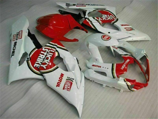 Red White 05-06 GSXR 1000 Motorcycle Fairing