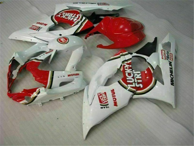 Red White 05-06 GSXR 1000 Motorcycle Fairing
