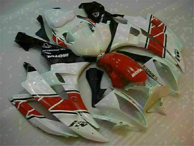 Red White 06-07 YZF R6 Motorcycle Fairing & Bodywork Red White 06-07 YZF R6 Motorcycle Fairing & Bodywork