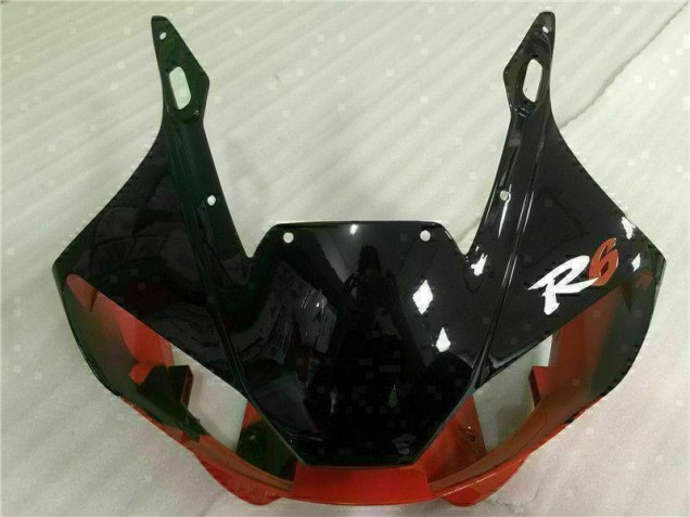 Red White 98-02 YZF R6 Motorcycle Fairings