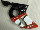 Red White 98-02 YZF R6 Motorcycle Fairings