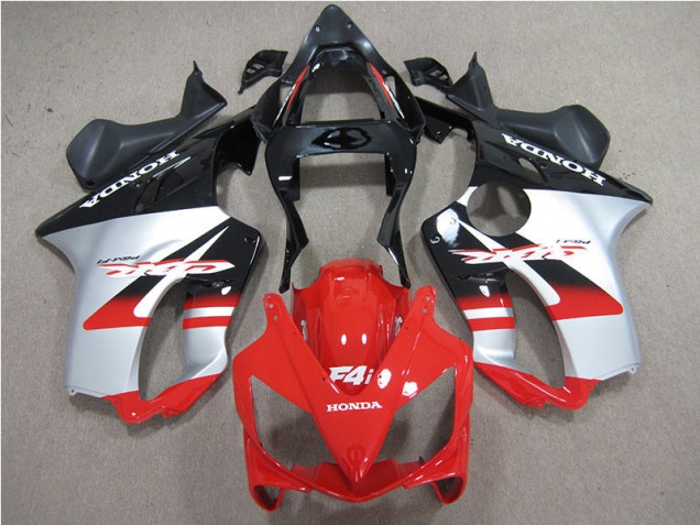 Red White Black 01-03 CBR600 F4i Motorcycle Fairings Red White Black 01-03 CBR600 F4i Motorcycle Fairings
